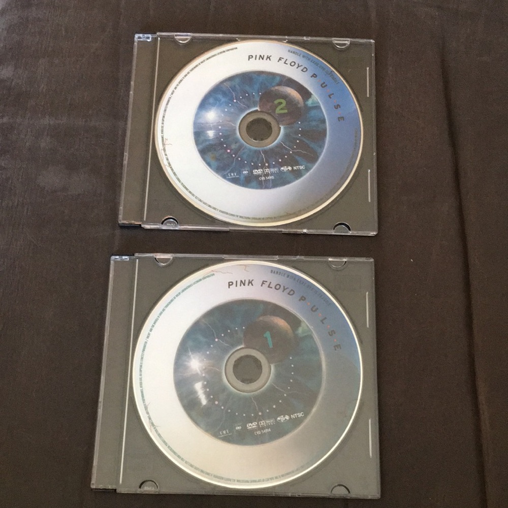 PINK FLOYD// P•U•L•S•E // DVD’S 1&2
